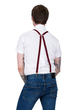 Load image into Gallery viewer, Men's Braces and Buckles - Burgundy • Relco