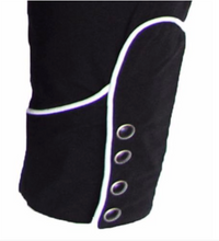 Load image into Gallery viewer, Mens Black Cowboy Shirt Gold Flaming Skull • Redstar Rodeo