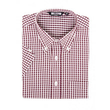 Load image into Gallery viewer, Men's Gingham Short Sleeve Shirt • Relco London