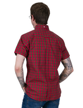Load image into Gallery viewer, Men's Red Tartan Checked Shirt • Relco