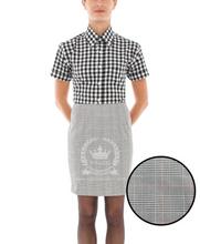 Load image into Gallery viewer, Women's Vintage Prince of Wales Grey Skirt • Relco
