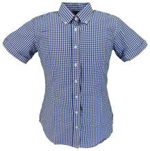 Load image into Gallery viewer, Women's Blue Gingham Shirt • Relco