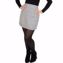 Load image into Gallery viewer, Women's Vintage Prince of Wales Grey Skirt • Relco