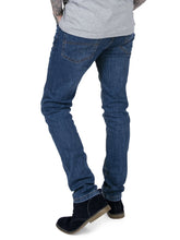 Load image into Gallery viewer, Men's Stone Wash Skinny Fit Stretch Jeans • Relco