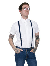 Load image into Gallery viewer, Men&#39;s Braces and Buckles - Navy • Relco
