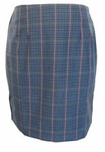 Load image into Gallery viewer, Women&#39;s Blue Tweed Skirt • Relco
