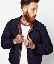 Load image into Gallery viewer, Men&#39;s Harrington Jacket Navy • Relco
