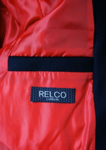 Load image into Gallery viewer, Mens Crombie Woolen Overcoat  • Black with Red lining
