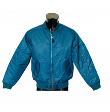 Load image into Gallery viewer, Men&#39;s Foxtrot MA-1 Flight Jacket • PETROL BLUE • Relco
