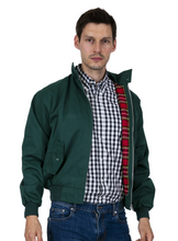 Load image into Gallery viewer, Men&#39;s Harrington Jacket BOTTLE GREEN • Relco
