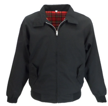 Load image into Gallery viewer, Men&#39;s Harrington Jacket JET BLACK • Relco London
