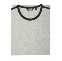 Load image into Gallery viewer, Mens Ringer T-shirt with pocket and stripes • Relco London

