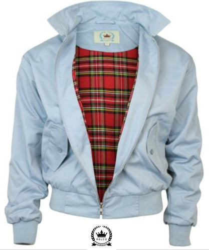 Men's Harrington Jacket SKY BLUE • Relco London