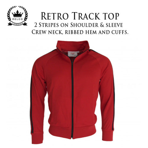Mens retro sports track top • Relco london