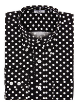 Load image into Gallery viewer, Black Polka Dot Shirt • Relco
