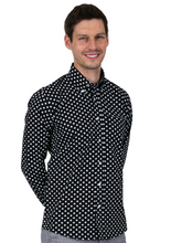 Load image into Gallery viewer, Black Polka Dot Shirt • Relco
