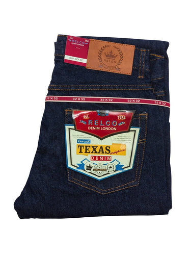 Men's Texas Style Raw Denim Jeans • Relco